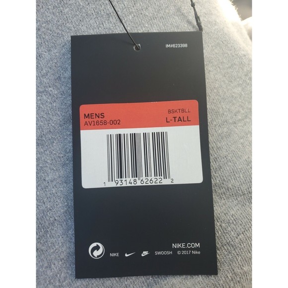 NWT Men’s Nike NBA Los Angeles Clippers Dri-Fit Warm Up Jacket L-Tall AV1658-002 - Picture 7 of 7